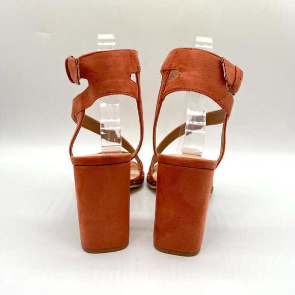 Chinese Laundry Womens Size 8.5 Microsuede Block Heels Dress‎ Sandals Shoes - Picture 7 of 13